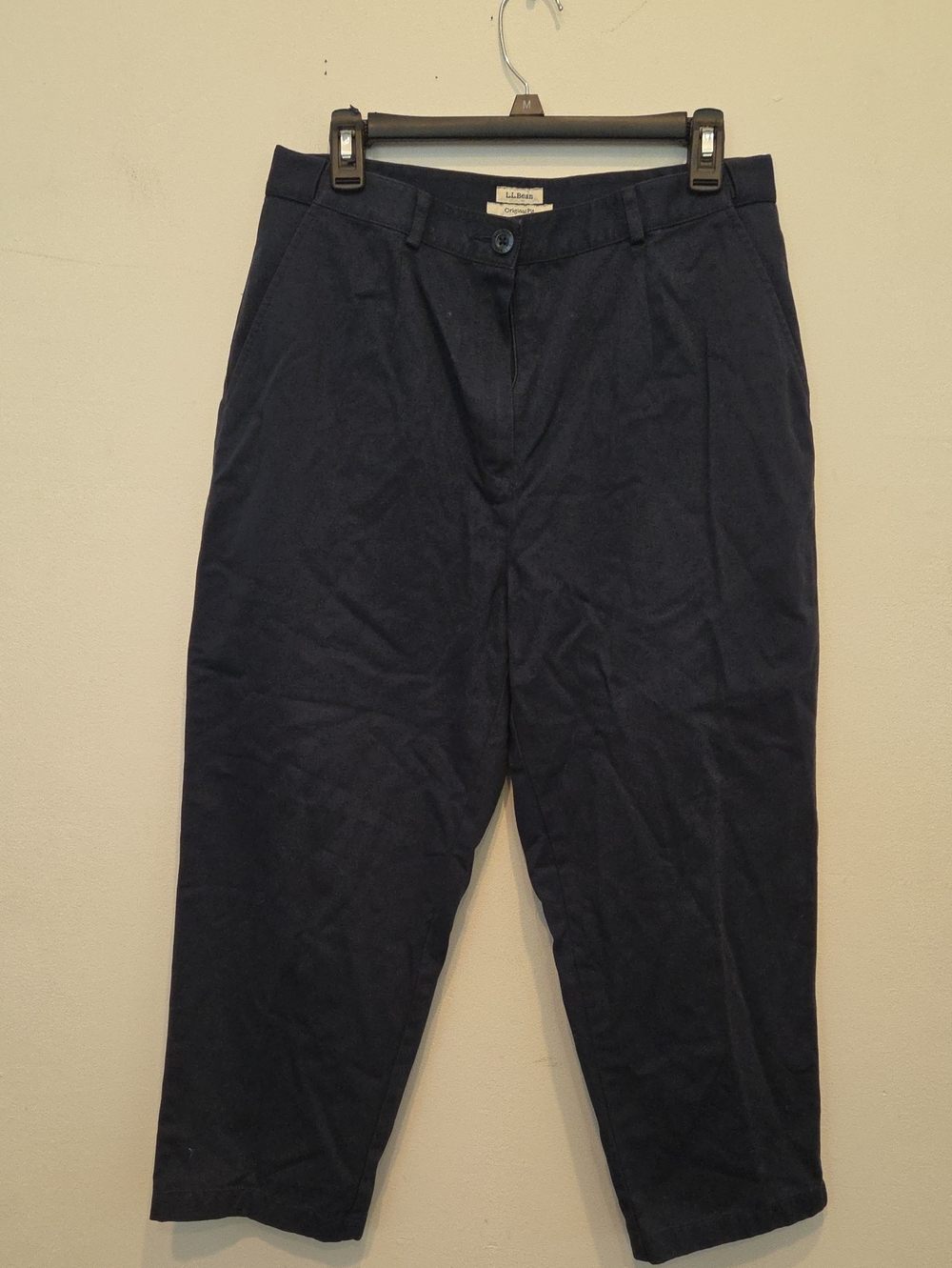 L.L. Bean Navy Straight-Leg Women's Pants